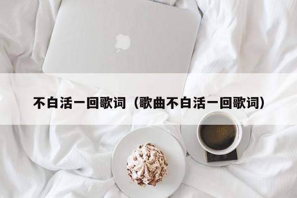 不白活一回歌词（歌曲不白活一回歌词）