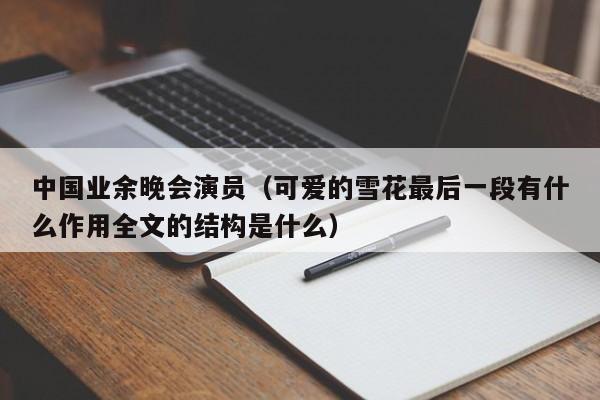 中国业余晚会演员（可爱的雪花最后一段有什么作用全文的结构是什么）