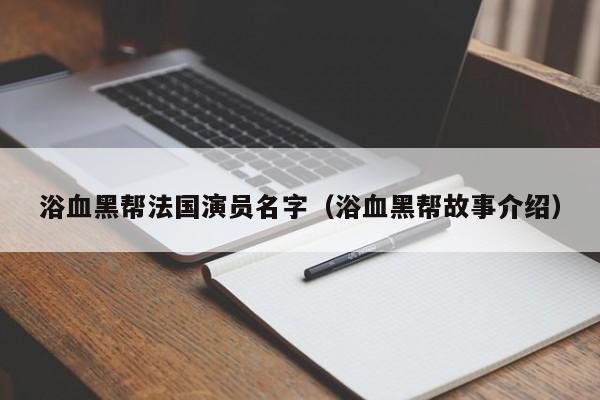 浴血黑帮法国演员名字（浴血黑帮故事介绍）