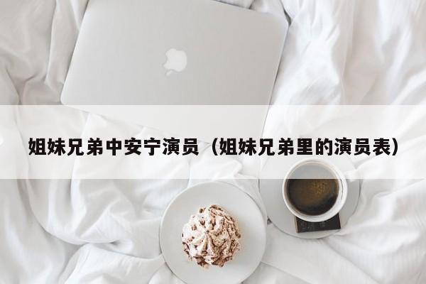 姐妹兄弟中安宁演员(姐妹兄弟里的演员表)